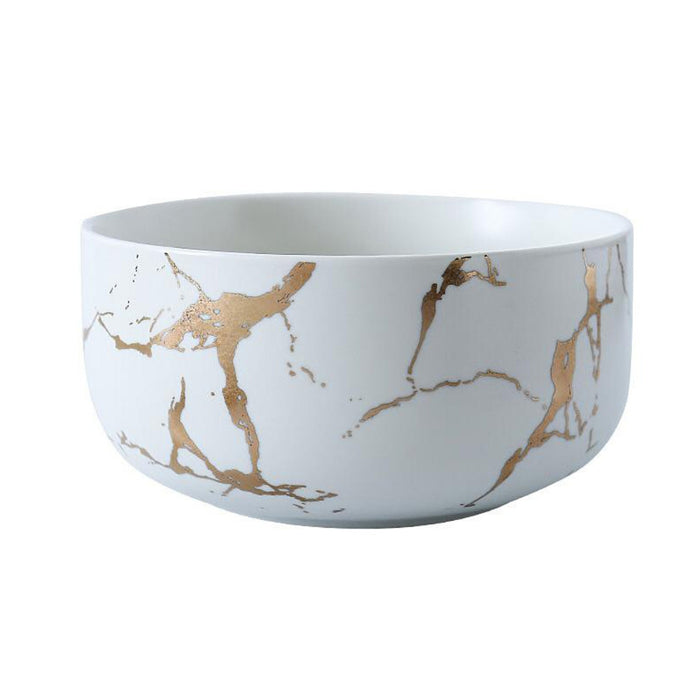 Kintsugi Black or White Dinner Large Bowl - Gourmet Gear