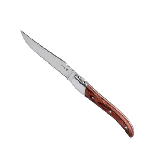 Steak Knife Silver with Wooden Handle - Gourmet Gear