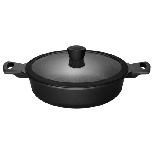 Fair Cooking Paella Pan Low with Glass Lid 28cm - Gourmet Gear