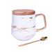 Kintsugi Black or White Mug with Spoon - Gourmet Gear