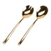 Buddha Gold or Rose Gold Titanium Salad Servers Set of 2 - Gourmet Gear