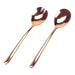 Buddha Gold or Rose Gold Titanium Salad Servers Set of 2 - Gourmet Gear