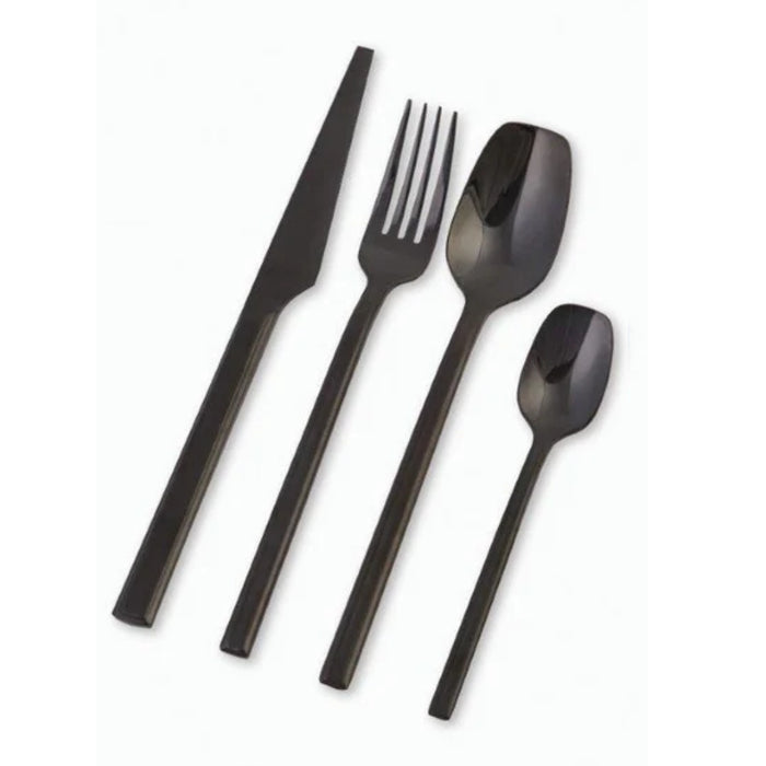 La Galleria Malta Black Stainless Steel Cutlery Set - 2 Options - Gourmet Gear