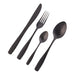 Bella Casa Matte Black Cutlery Set - 4 pcs - Gourmet Gear