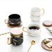 Kintsugi Black or White Cup with Spoon - Gourmet Gear