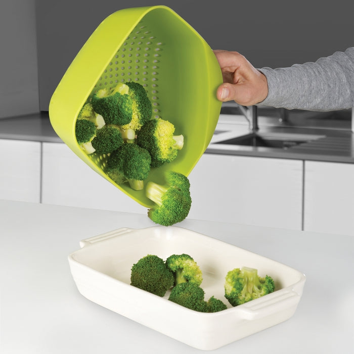 Joseph Joseph Square Colander - Green