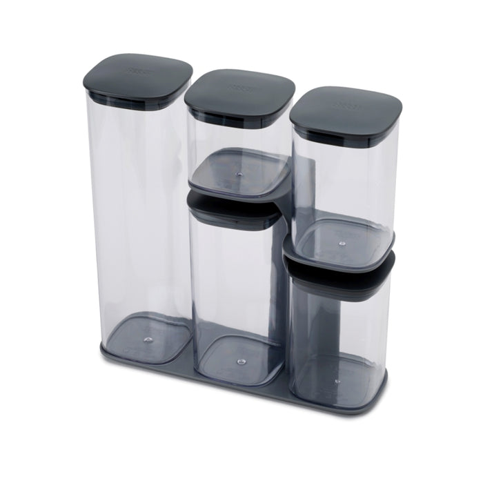 Joseph Joseph Podium™ 5-piece Storage Container Set - Grey