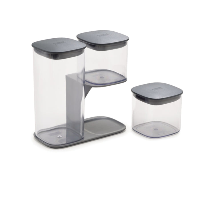 Joseph Joseph Podium™ 3-piece Storage Container Set - Grey