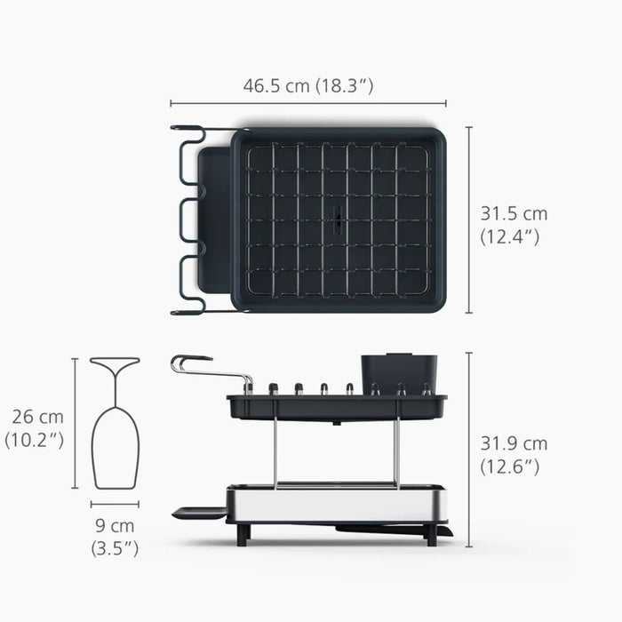 Joseph Joseph Excel™ Steel 2-Tier Dish Rack