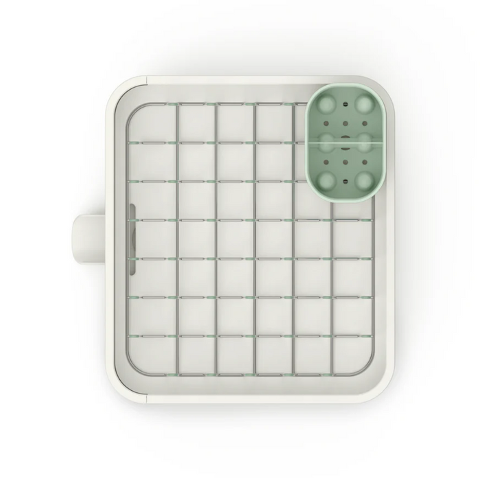 Joseph Joseph Extend™ Expandable Dish Drainer - Stone/ Green