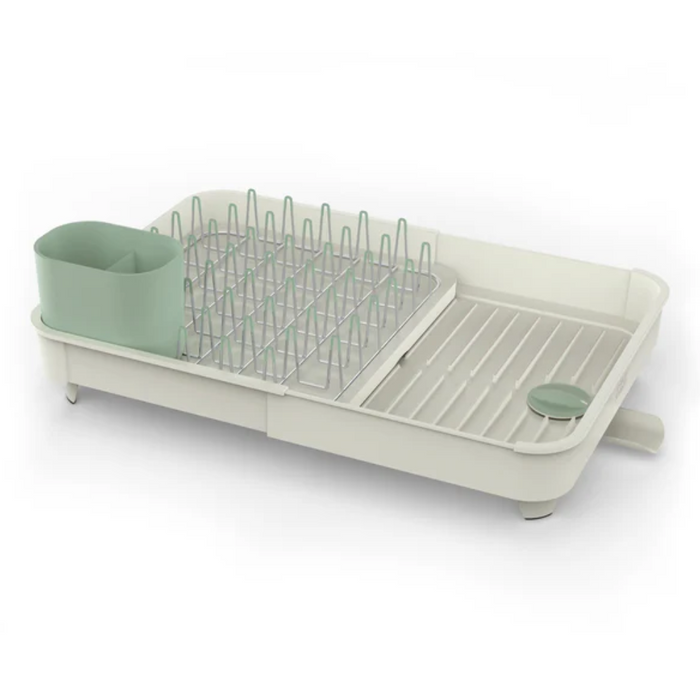 Joseph Joseph Extend™ Expandable Dish Drainer - Stone/ Green