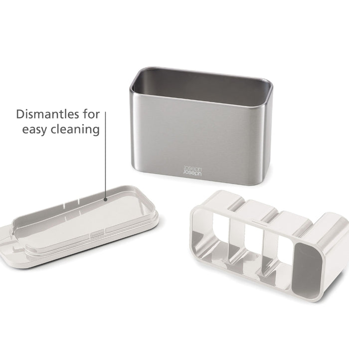 Joseph Joseph Surface™ Stainless-Steel Cutlery Drainer Stone