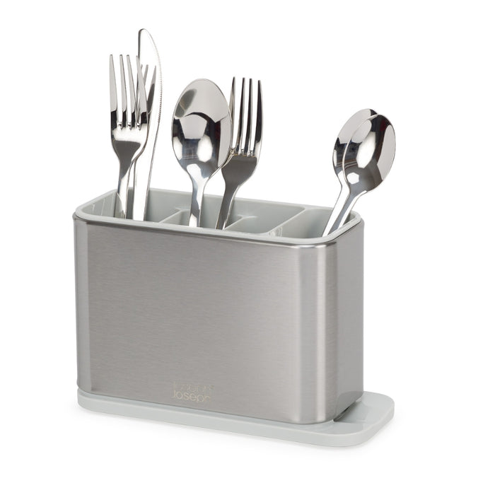 Joseph Joseph Surface™ Stainless-Steel Cutlery Drainer Stone