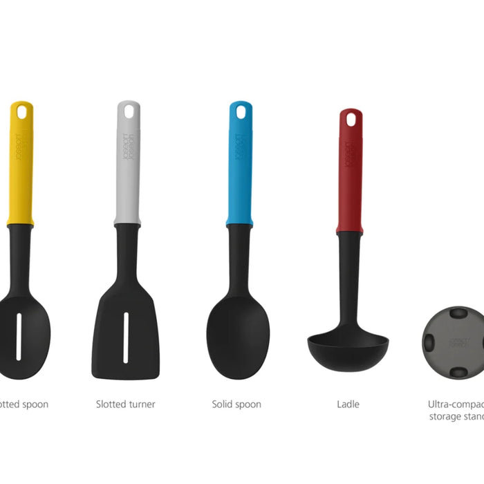 Joseph Joseph Elevate™ Slim 4-Piece Utensil Set with Storage Stand