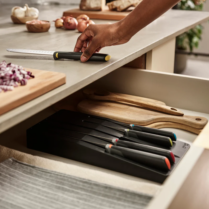 Joseph Joseph Elevate™ Store 5-Piece Knife Set with In-Drawer Storage Tray