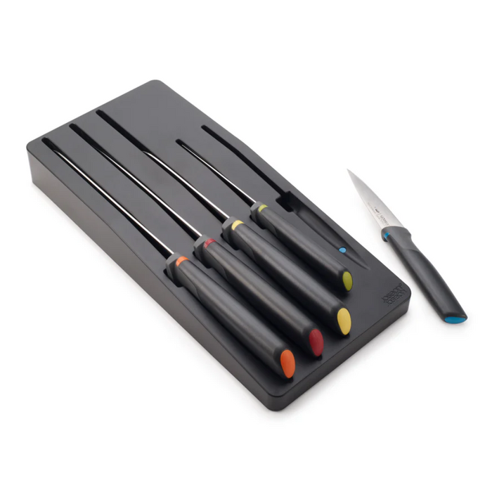 Joseph Joseph Elevate™ Store 5-Piece Knife Set with In-Drawer Storage Tray