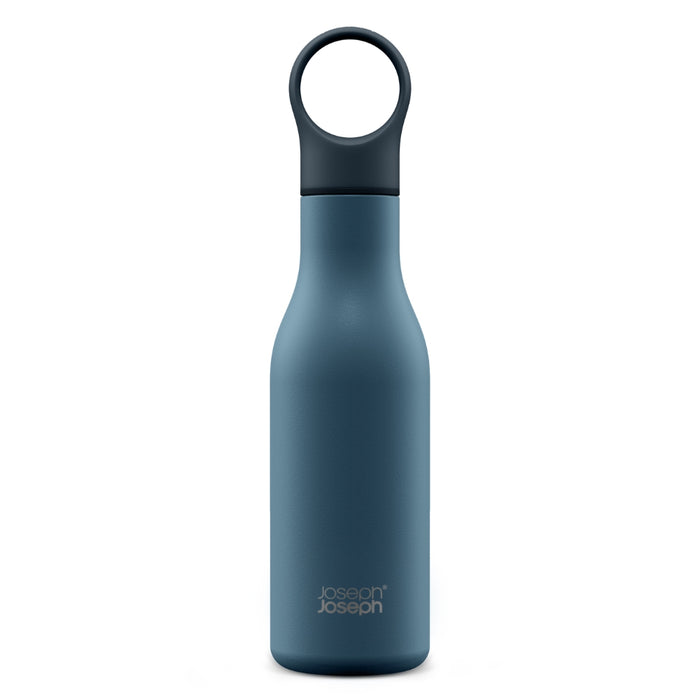 Joseph Joseph Loop™ Vacuum Insulated Water Bottle 500ml - Coral & Blue