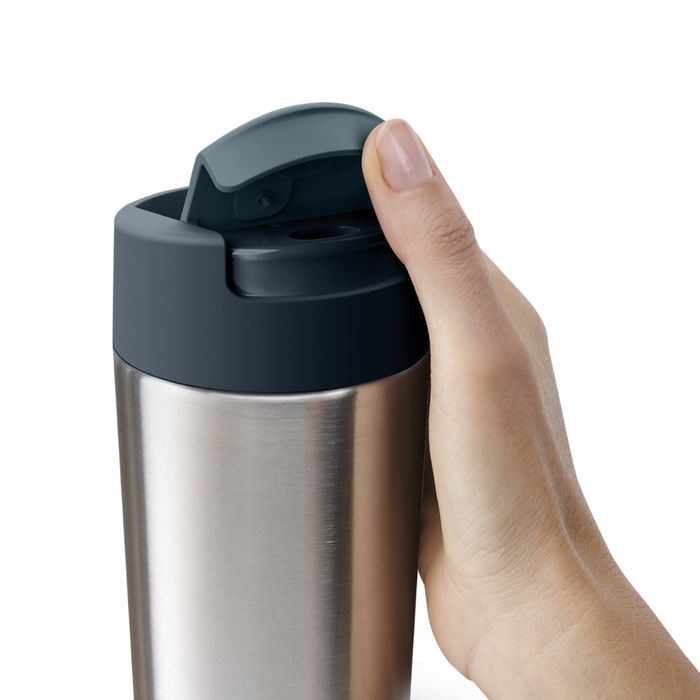 Joseph Joseph  Sipp™ Steel Travel Mug Large with Hygienic Lid 454ml