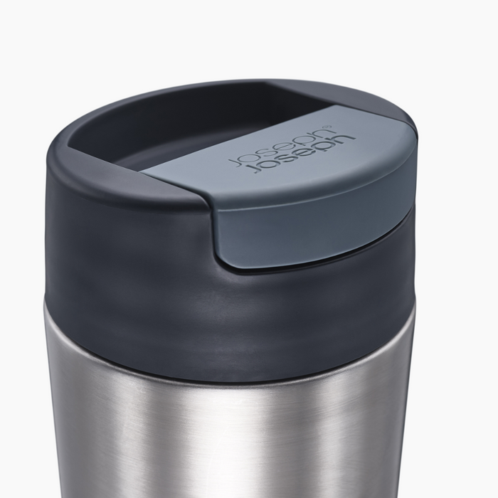 Joseph Joseph  Sipp™ Steel Travel Mug Large with Hygienic Lid 454ml