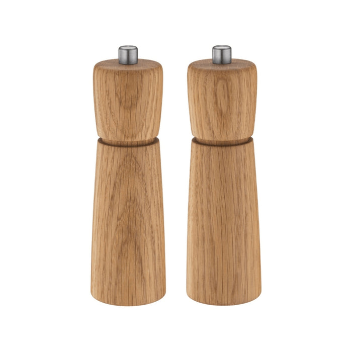 Zassenhaus Kiel 18cm Salt & Pepper Set - Oak