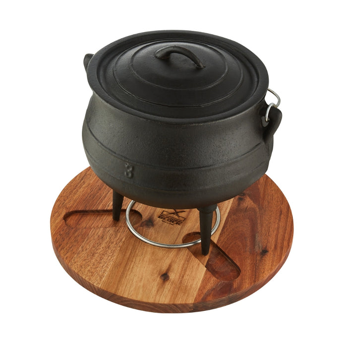 My Butchers Block - Potjie Pot Stand & Cutting Board