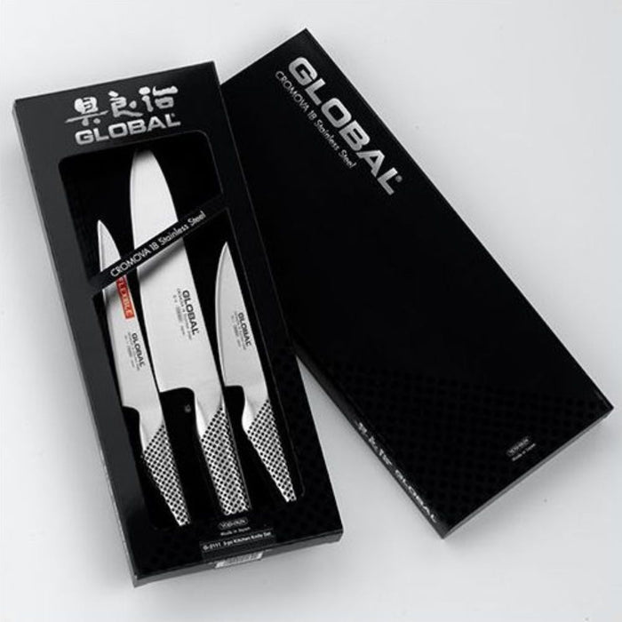 Global Boxed Knife Set - 3-Piece (G-2, GS-1, GS-11)