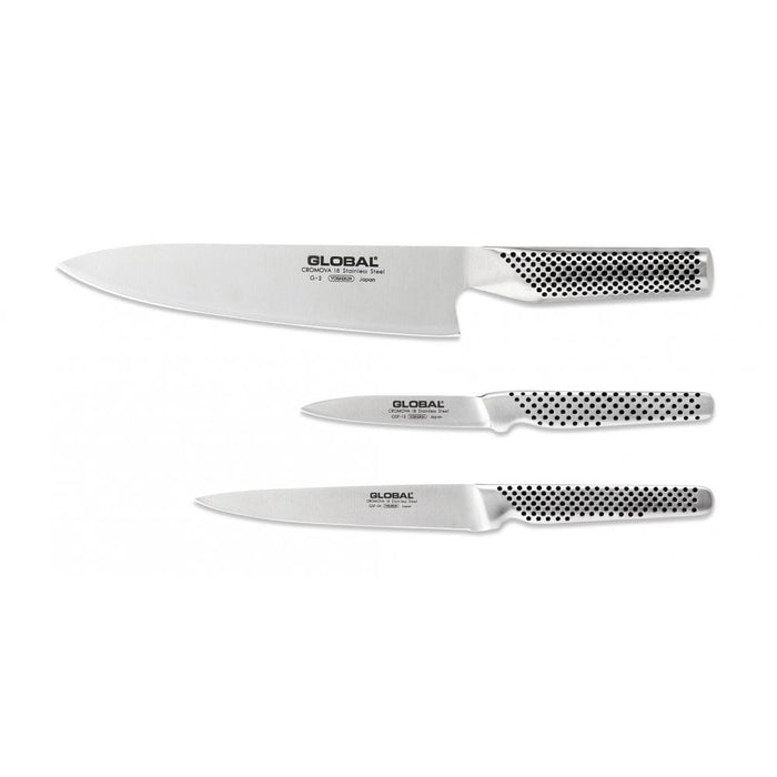 Global 3-Piece Starter Kitchen Knife Set