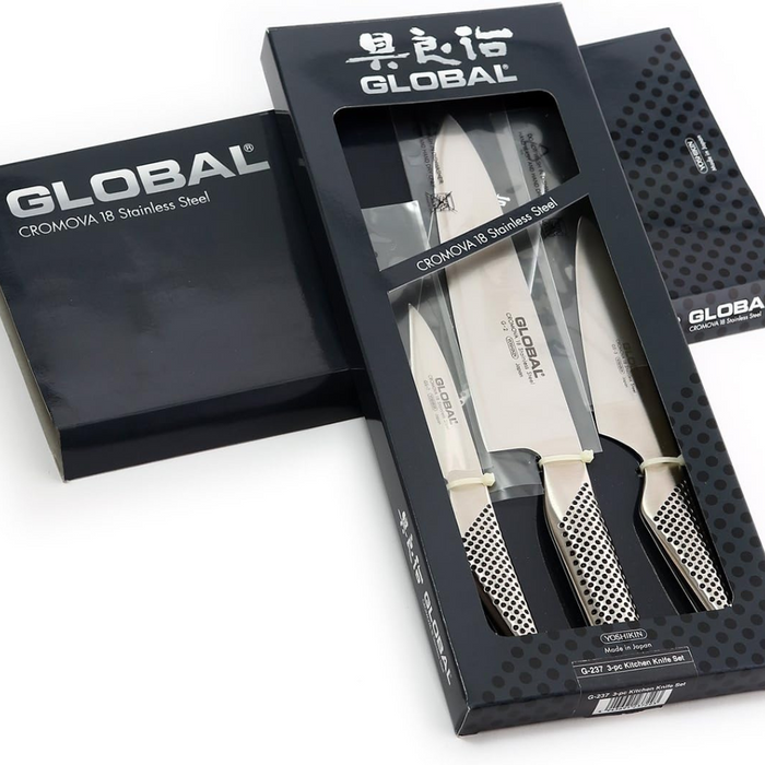 Global Boxed Knife Set - 3-Piece (G-2, GS-3, GS-7)