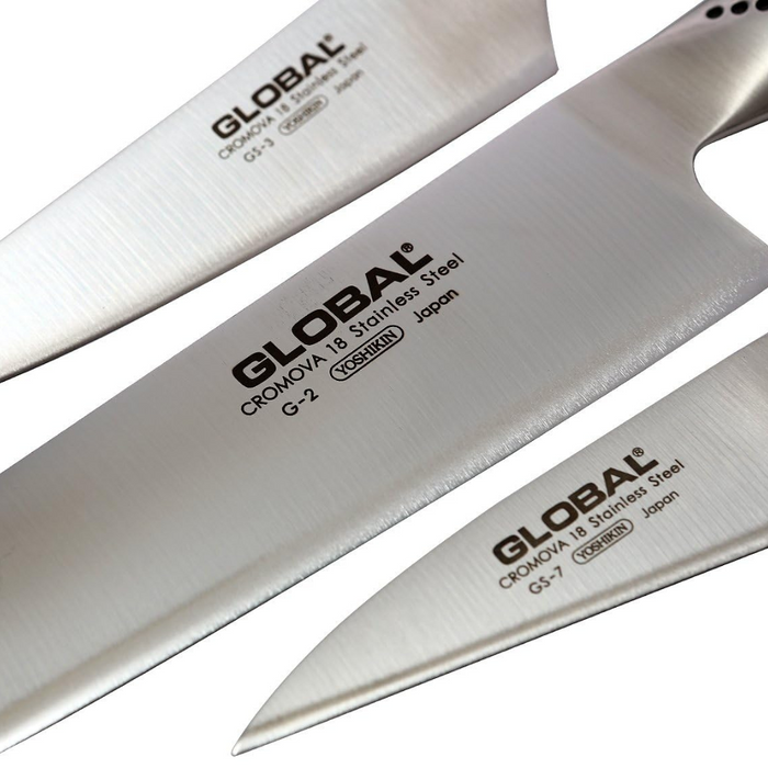 Global Boxed Knife Set - 3-Piece (G-2, GS-3, GS-7)