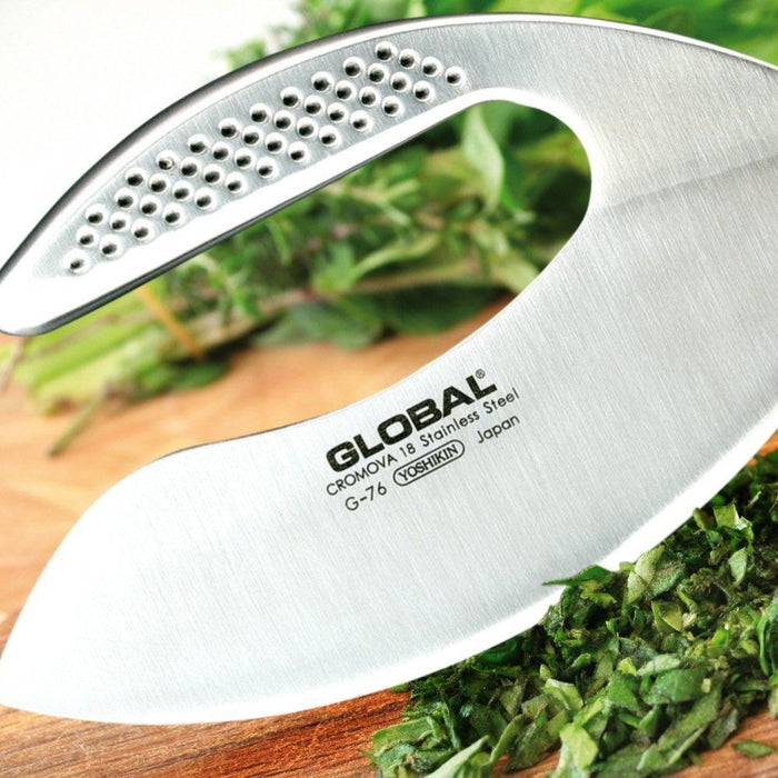 Global G-76 Hachoir/Mezzaluna Rocking Knife