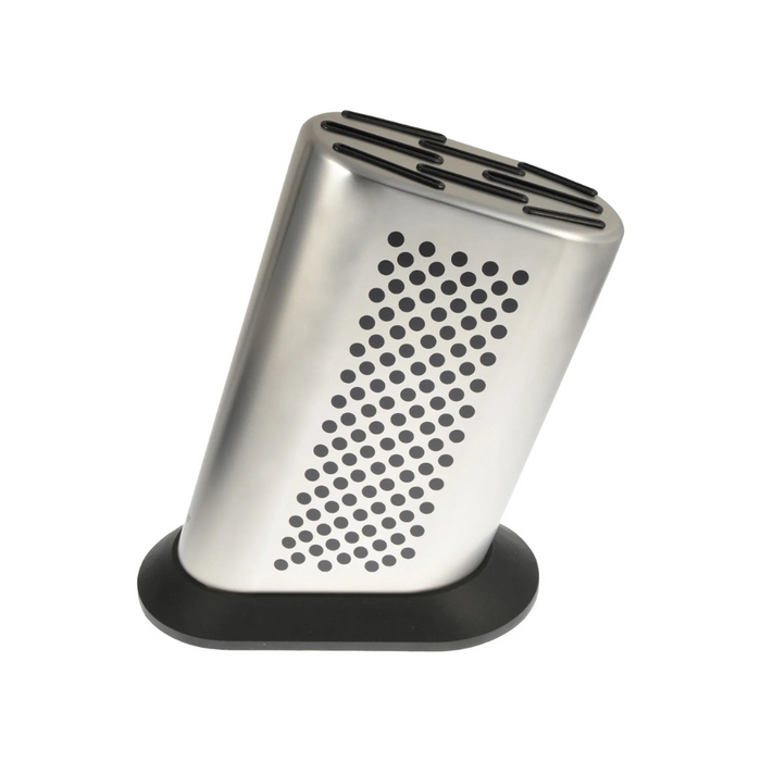 Global Stainless Steel Dotted Knife Block - 8 Knives