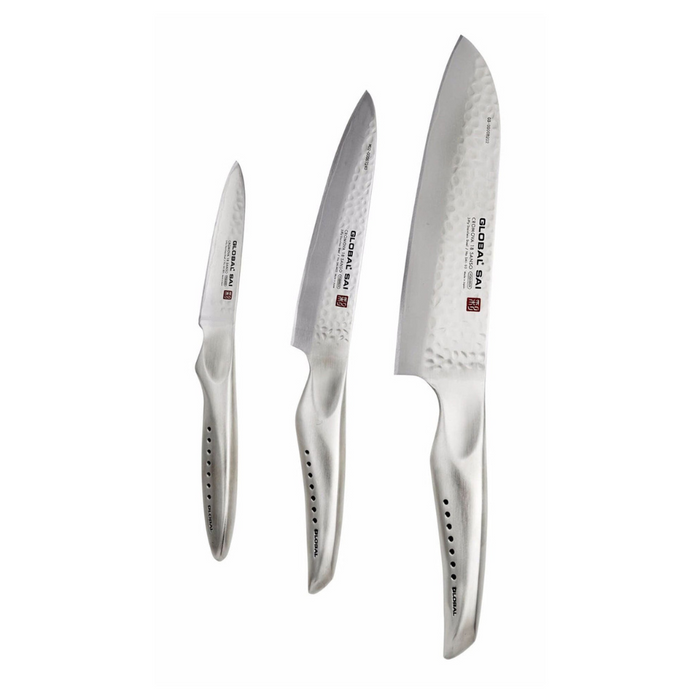 Global SAI 3-Piece Kitchen Knife Set