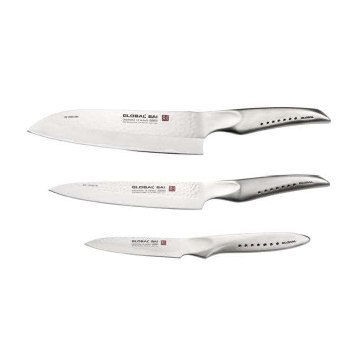 Global SAI 3-Piece Kitchen Knife Set