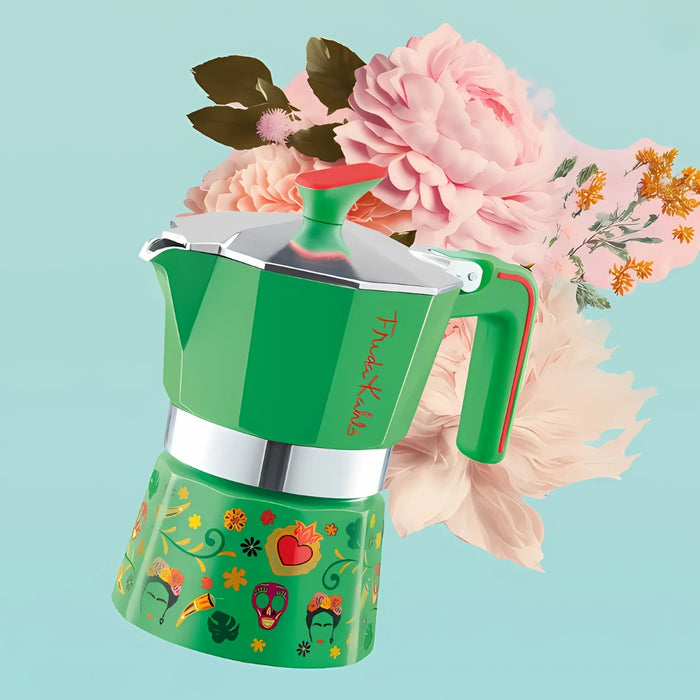 Pedrini Frida Kahlo 3-Cup Coffee Maker - 3 Colours