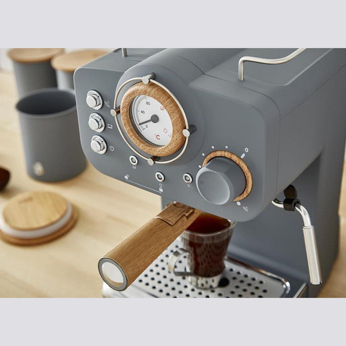 Swan Nordic Slate Grey Espresso Coffee Maker