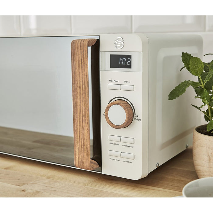 Swan Nordic 20 Litre Electronic Microwave Oven - 2 Colours