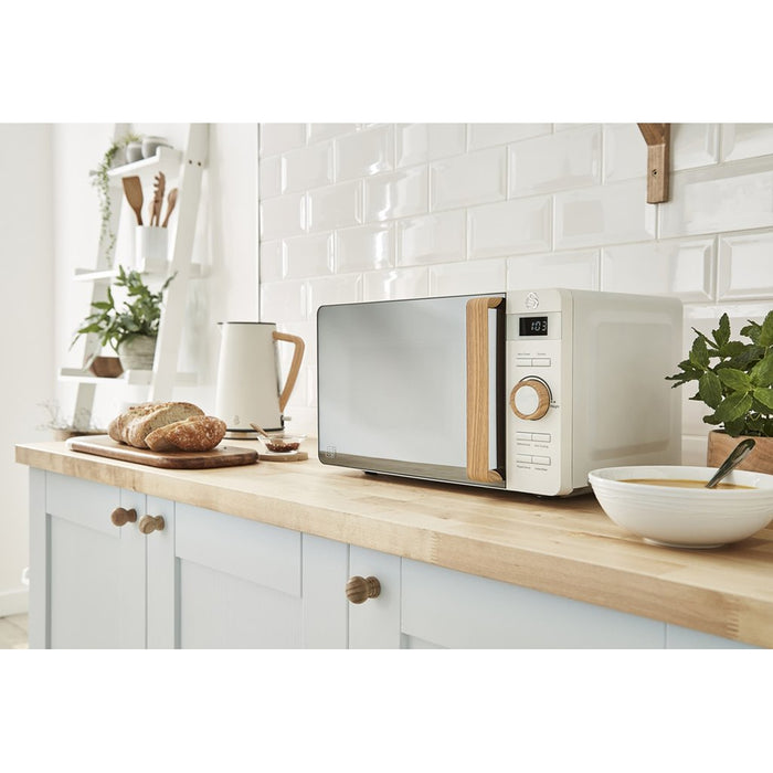 Swan Nordic 20 Litre Electronic Microwave Oven - 2 Colours