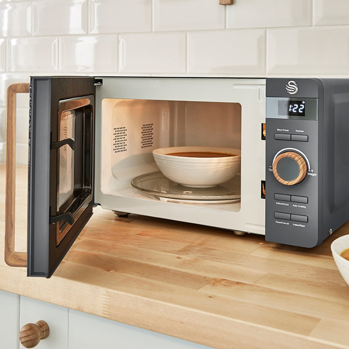 Swan Nordic 20 Litre Electronic Microwave Oven - 2 Colours