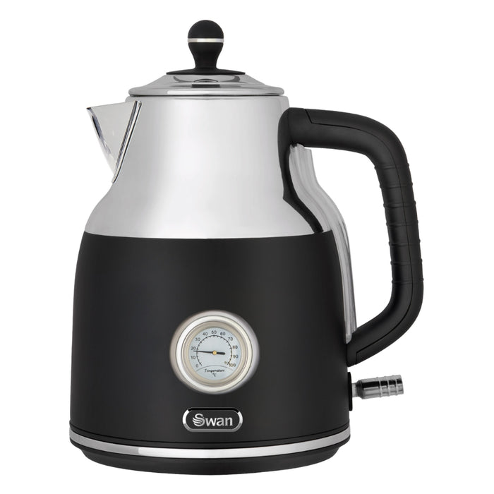 Swan 1.7 Litre Cordless Kettle with Temperature Gauge - 3 Colour Options