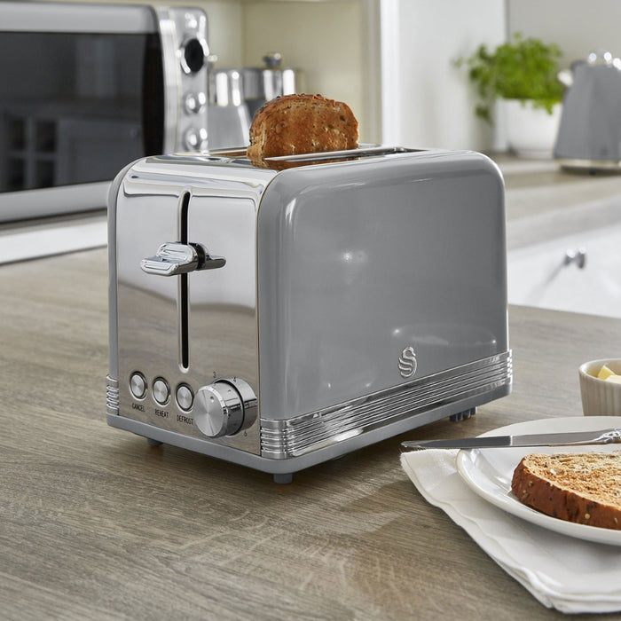 Swan Retro 2-Slice Toaster - 3 Colour Options