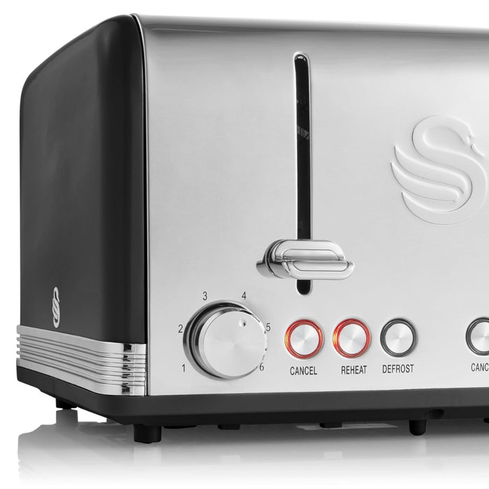 Swan Swan Retro 4-Slice Toaster - 3 Colours