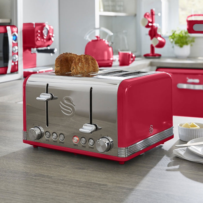 Swan Swan Retro 4-Slice Toaster - 3 Colours