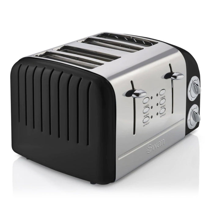 Swan 4-Slice Retro Toaster - 3 Colour Options