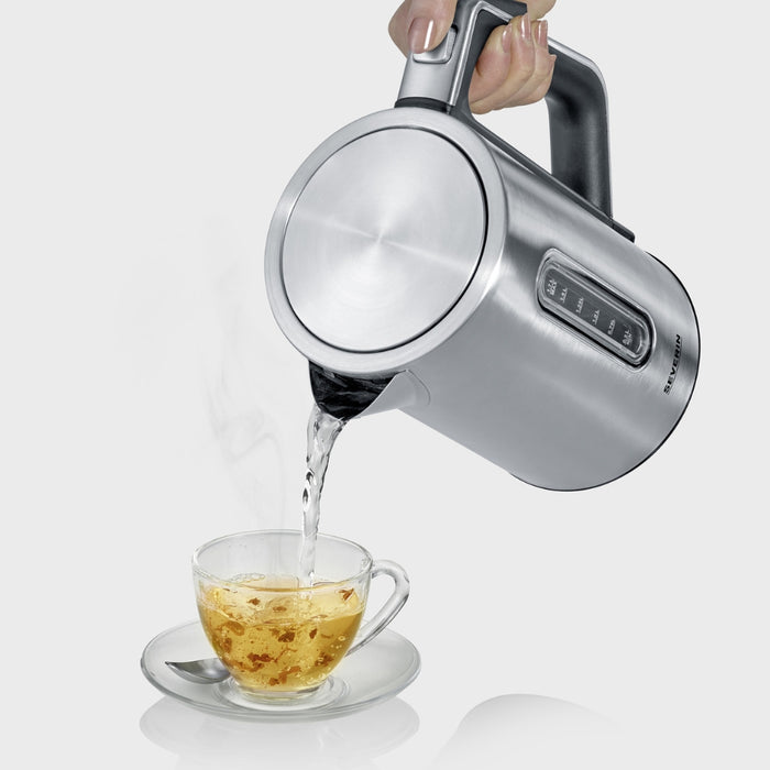 Severin Electric Digital Stainless-Steel Kettle, 1.7L, 3000W