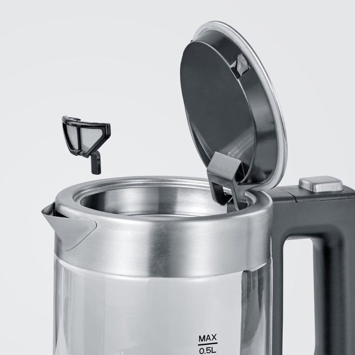 Severin Electric Glass Kettle, 0.5L, 1000W