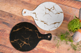 Kintsugi Black or White Round Serving Board - Gourmet Gear