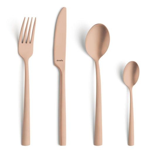 Amefa Manille Copper Cutlery Set 16pc - Gourmet Gear