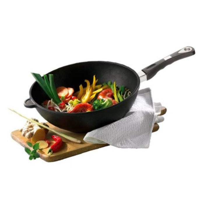 AMT Wok 28cm with long Handle - Gourmet Gear