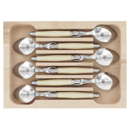 Andre Verdier 6 - piece Teaspoon Set - Ivory - Gourmet Gear
