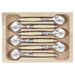 Andre Verdier 6 - piece Teaspoon Set - Ivory - Gourmet Gear